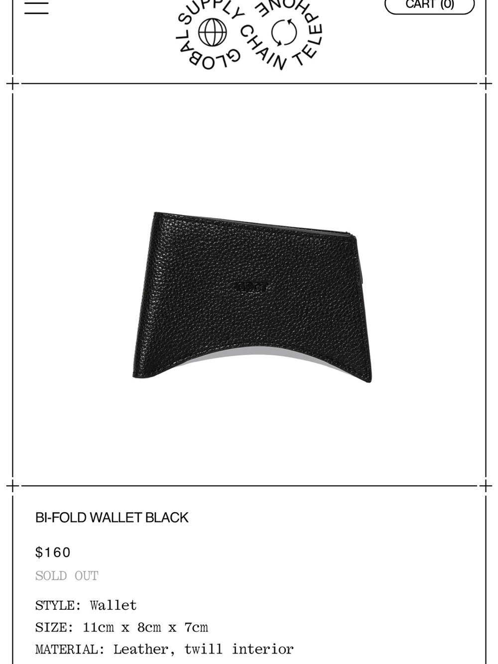 Bi-Fold Leather wallet